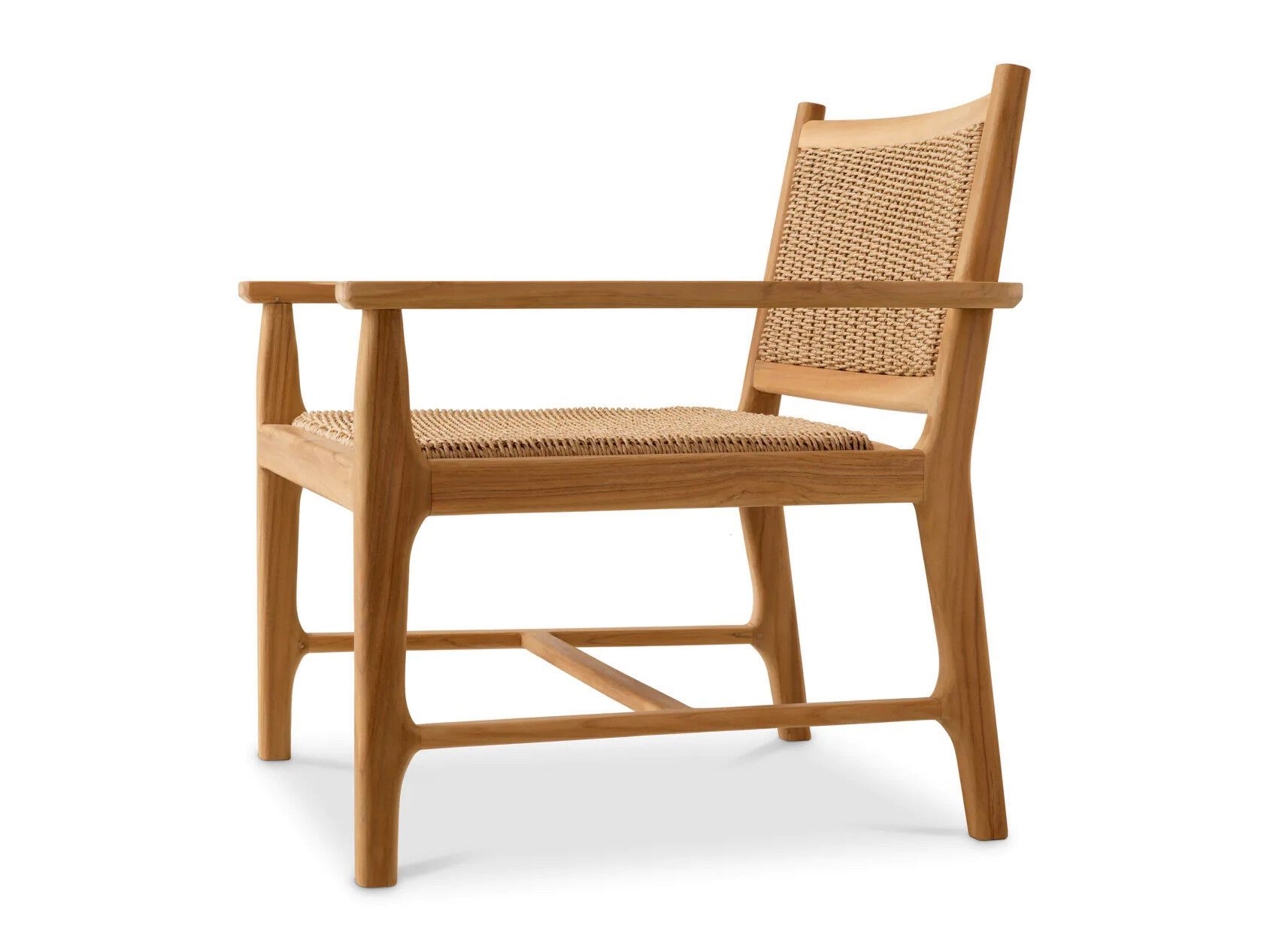 Садовое кресло из тикового дерева с подлокотниками Eichholtz Pivetti ARCH-00027670 - Вид №2