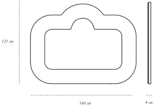 Scarlet Splendour Прямоугольное зеркало в настенной раме Vanilla noir sun-id-1473954 - Вид №5