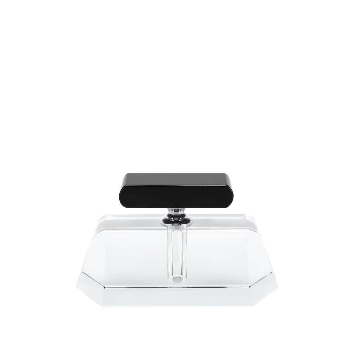 600913-CB ABHIKA БУТЫЛКА ДЛЯ ДУХОВ BEVERLY SH CLEAR/BLACK 