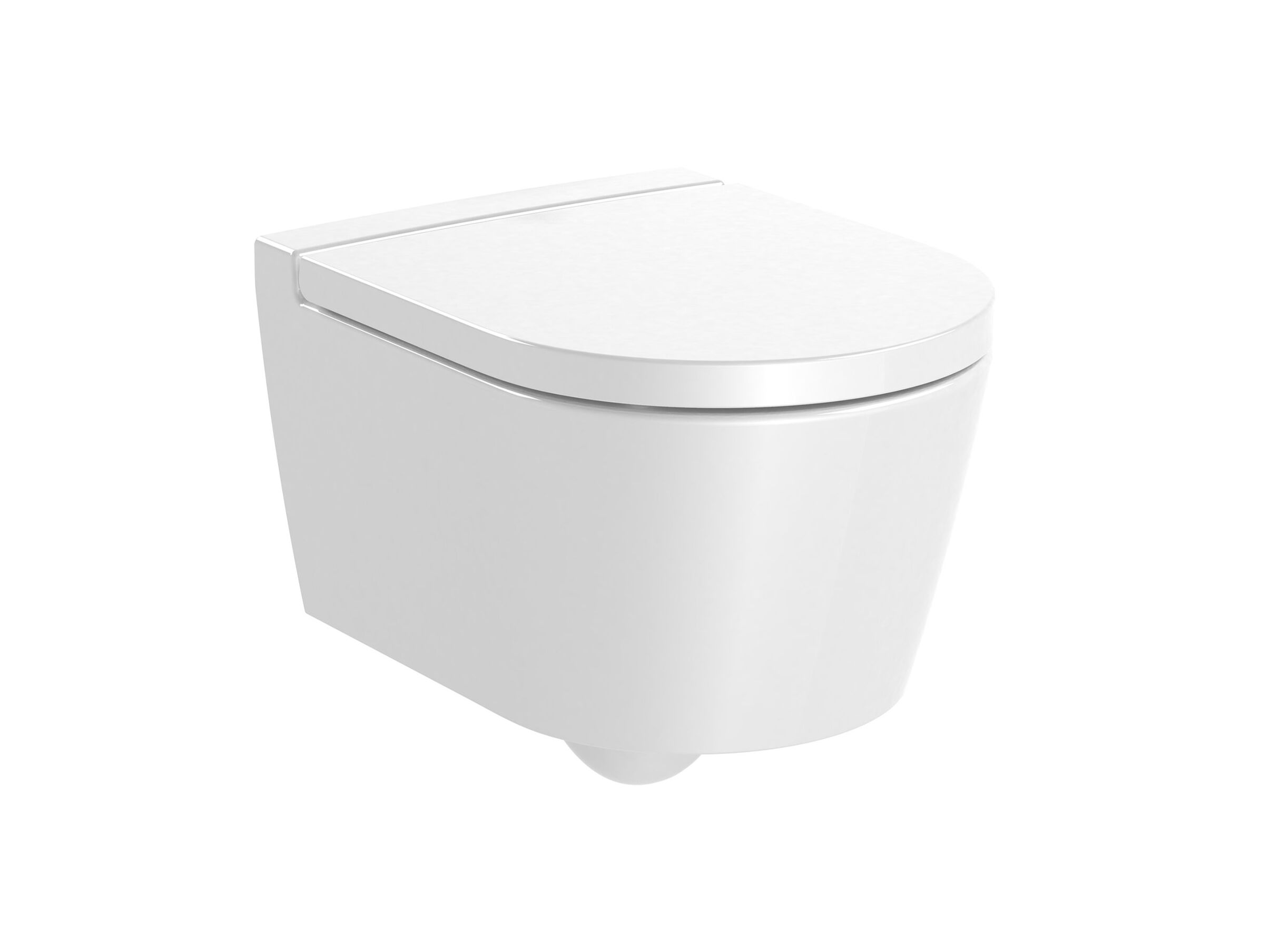 Компактный керамический туалет без бриды Roca Inspira ARCH-00024183