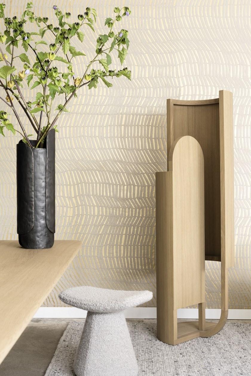 Élitis Огнестойкие обои в цвете abaca Paper sculpture sun-id-1361794 - Вид №2