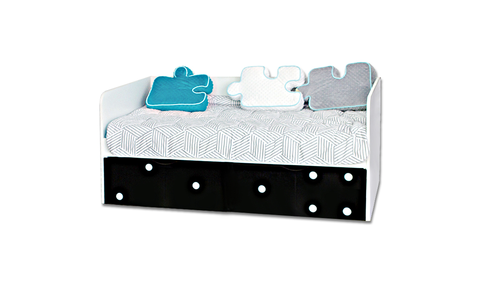 Детский диван-кровать с дополнительным спальным местом "Продленка" МАНДАРИН ПРОДЛЕНКА 178747 Белый Santreyd  - Вид №1