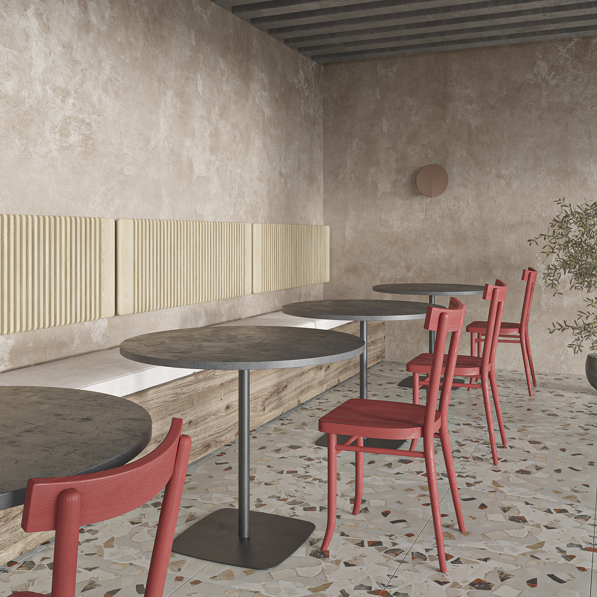 MC-01 Стол для кафе из бетона BET-ON BetOn  - Вид №1