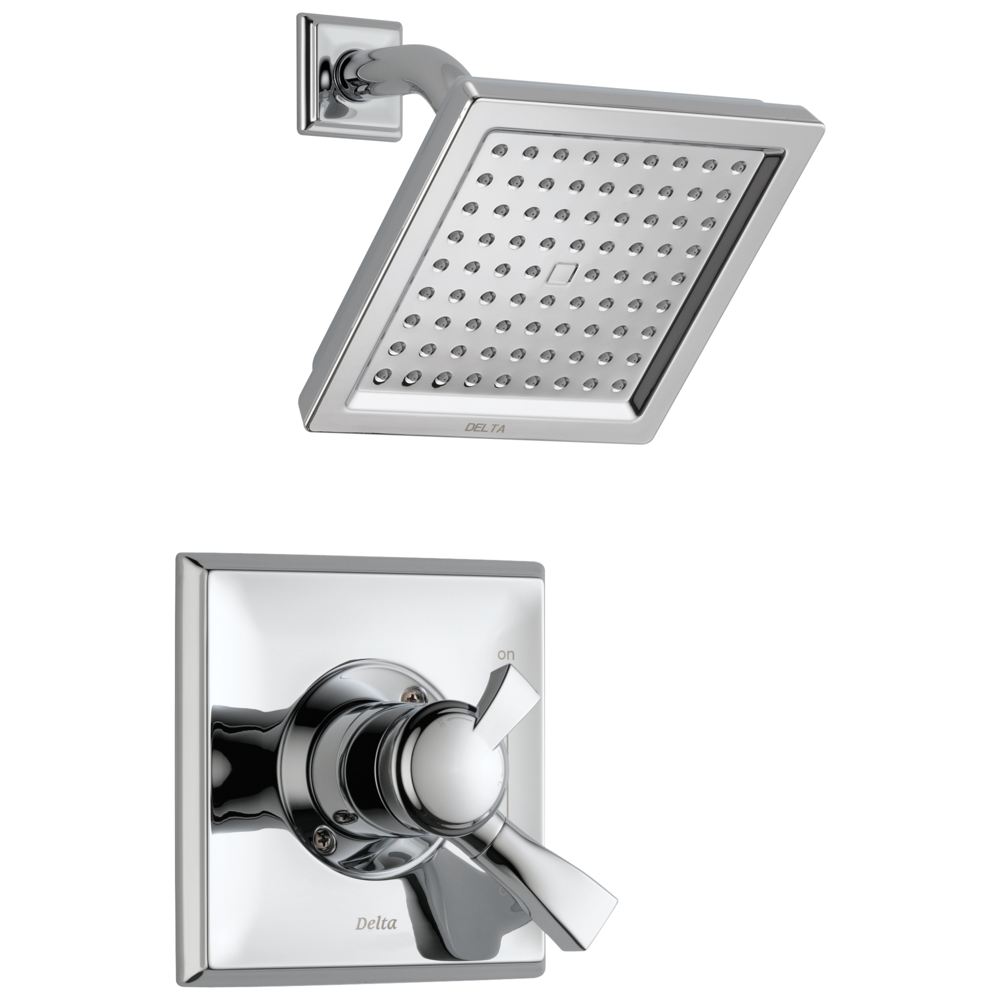 T17251-PT Обивка для душа Monitor (R) серии 17 Delta Faucet Dryden Выдержанный оловянный 