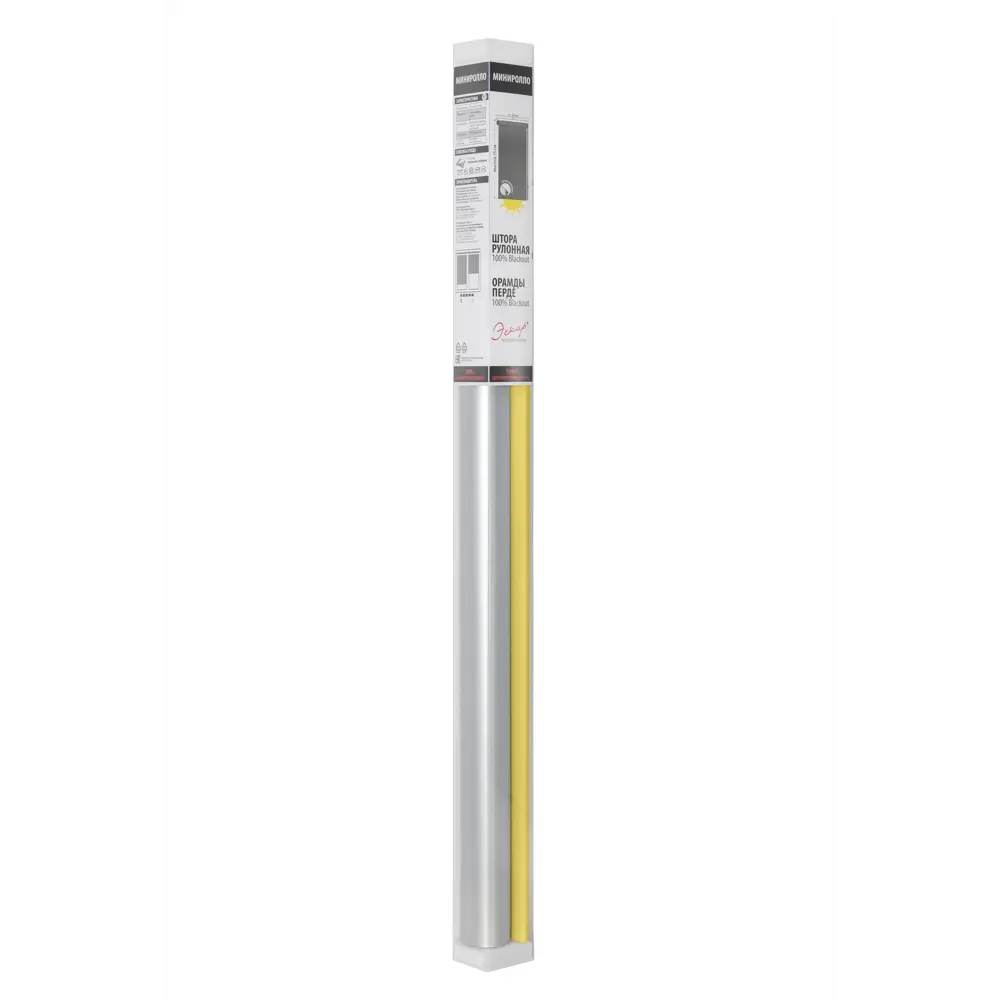 Штора рулонная блэкаут Эскар 60x160 см желтая Lime 5 BLACKOUT STLM-2037775 - Вид №4