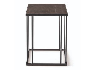 Квадратный мраморный журнальный столик Calacatta