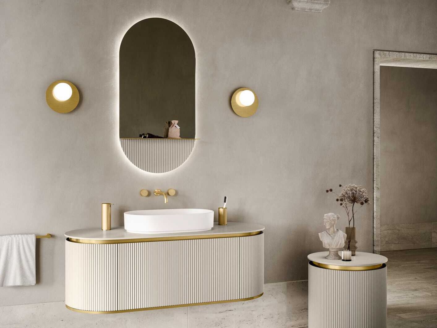 Полная мебель для ванной комнаты OASIS Naos ARCH-00143709