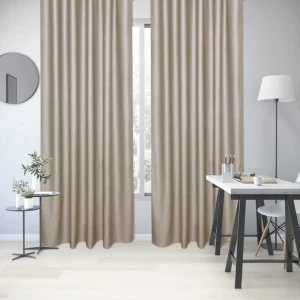 Штора на ленте Inspire Omsk 200x280 см цвет бежевый 88935233 STLM-2030146