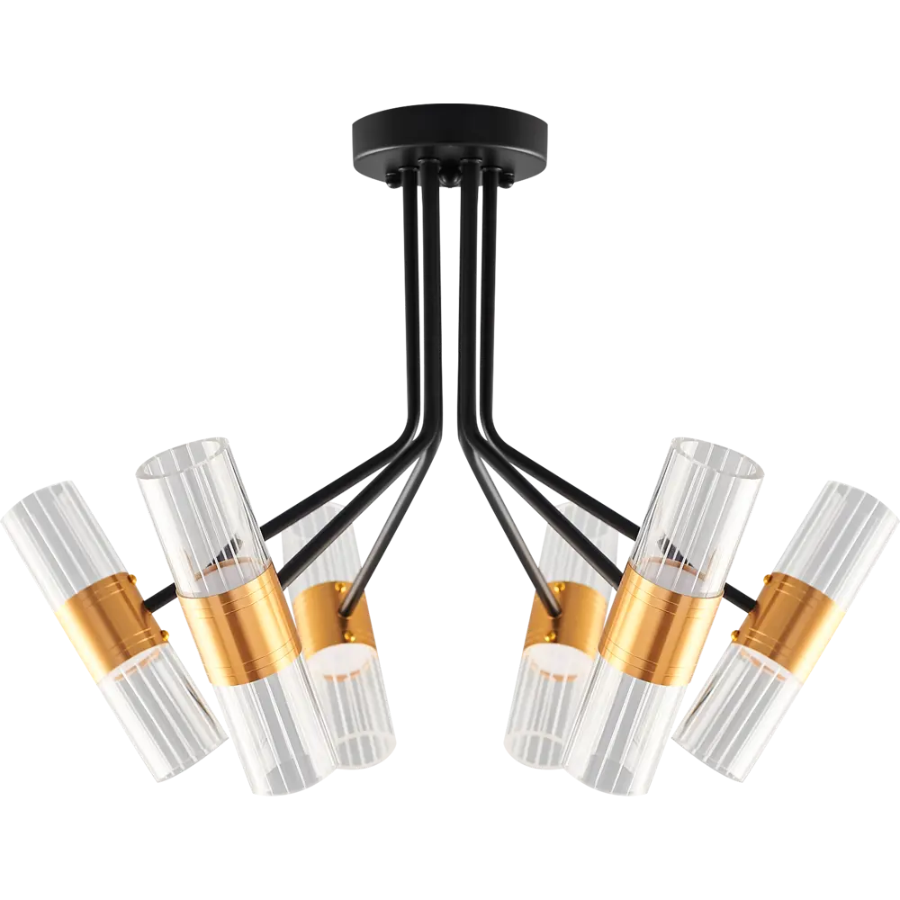Светильник потолочный светодиодный Freya FR6038CL-L60B, 15 м², нейтральный белый свет, цвет черный 89168225 STLM-2035222  - Вид №1