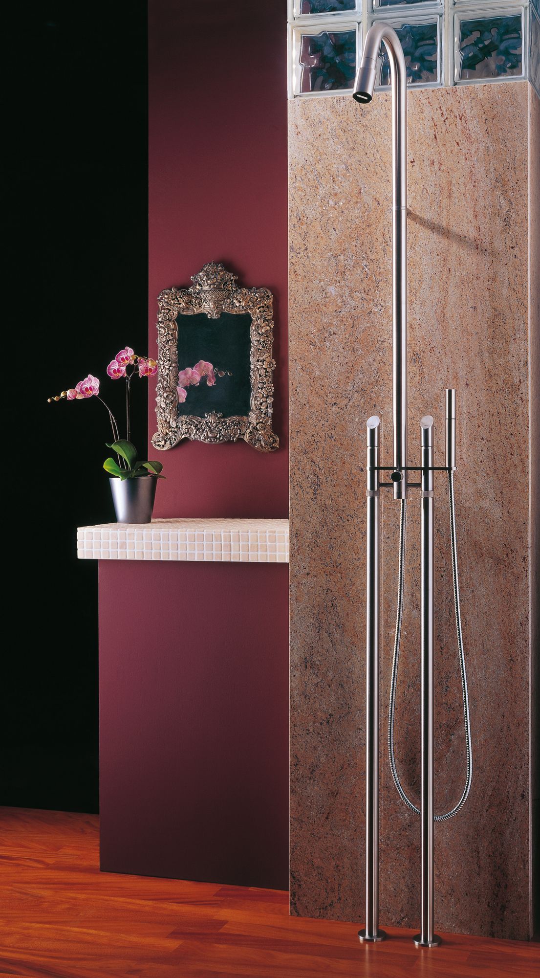 Нержавеющая сталь наружная душевая колонна / душ MGS ARCH-00124164 - Вид №2