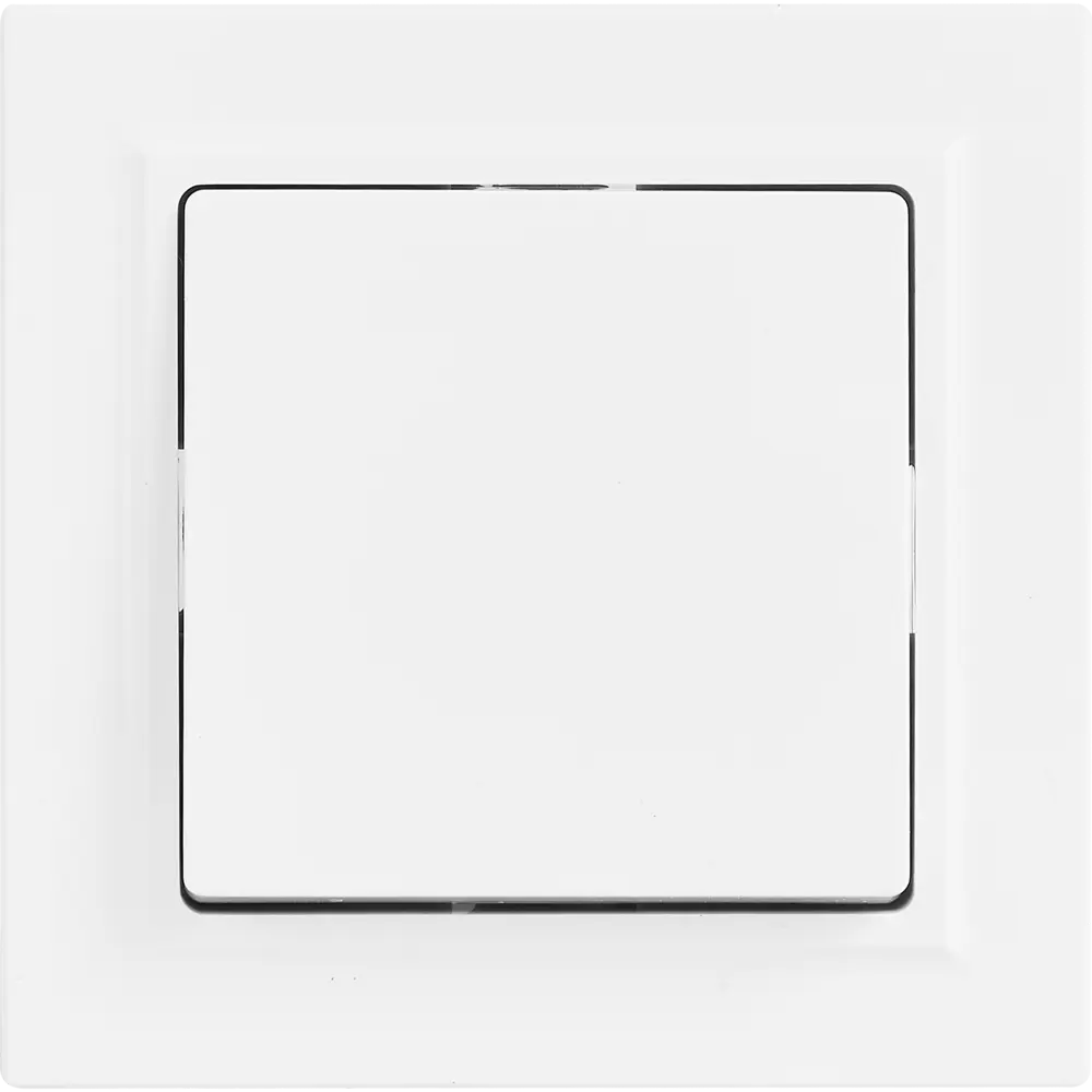 Выключатель IEK Brite одноклавишный скрытого монтажа в белом матовом исполнении 87761705 STLM-1105718 - Вид №1