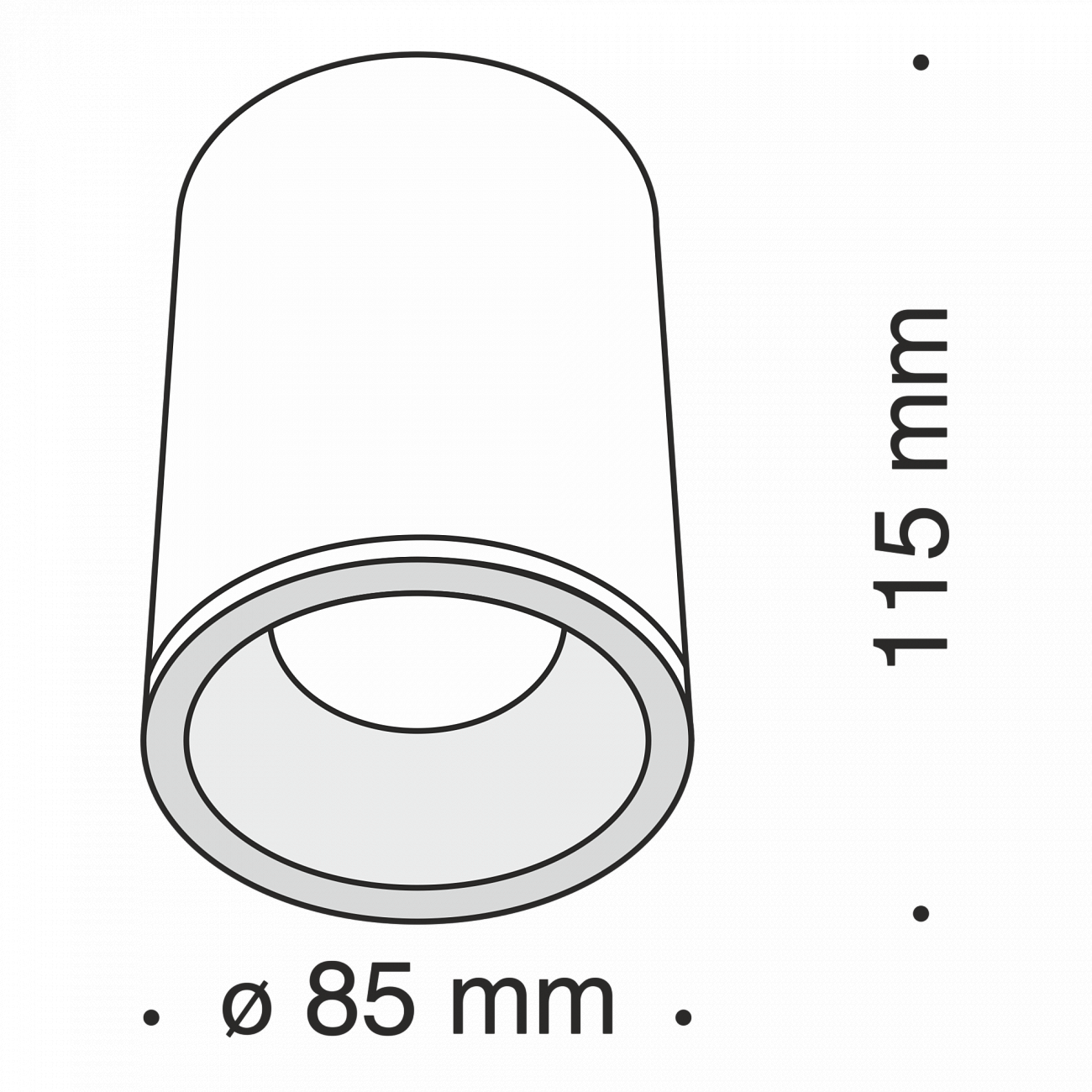 Уличный спот светодиодный черный Antares C029CL-01B TECHNICAL CEILING & WALL 00-3956987 Черный  - Вид №1
