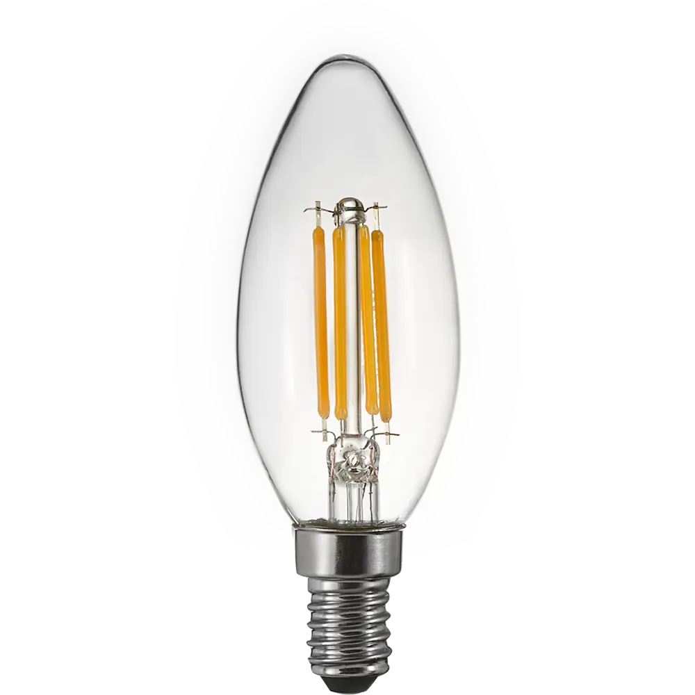 Лампа светодиодная Osram В E14 220/240 В 4 Вт свеча 470 лм нейтральный белый свет 85306969 STLM-2129483  - Вид №1