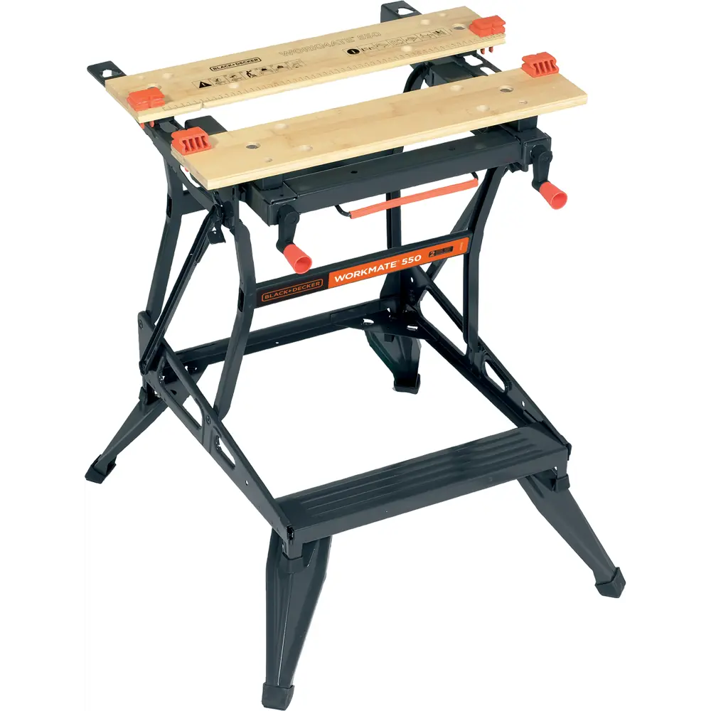 Верстак складной Black&Decker Workmate 550, нагрузка 250 кг BLACK + DECKER STLM-2051515