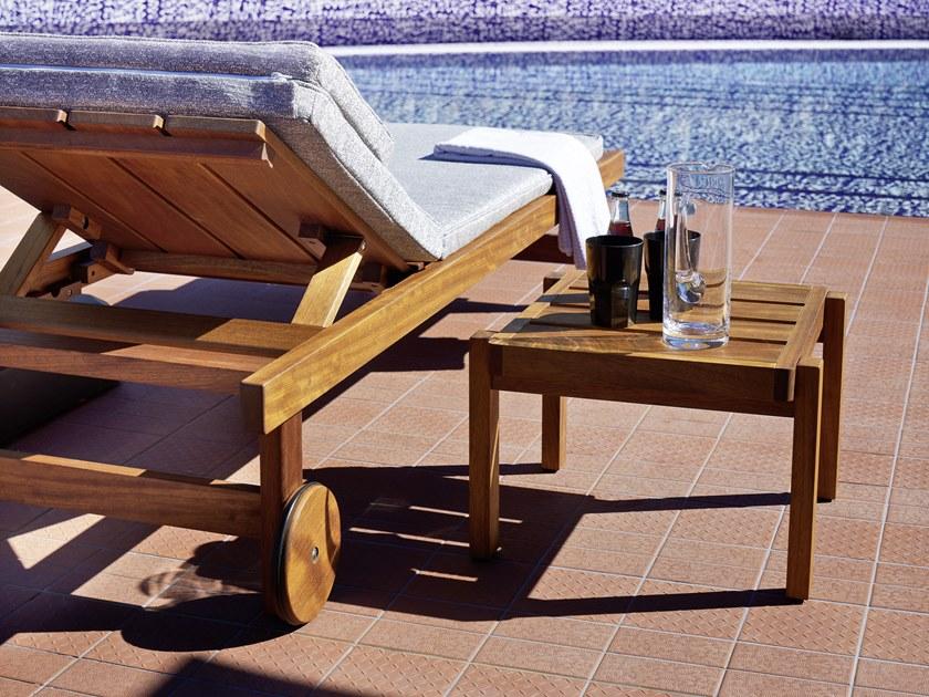 Very Wood Садовая кушетка Iroko на колесиках Capri sun-id-1473875 - Вид №2