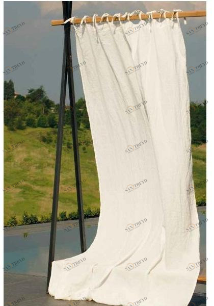 LA FABBRICA DEL LINO Однотонная льняная ткань для штор Speciali sun-id-1413479