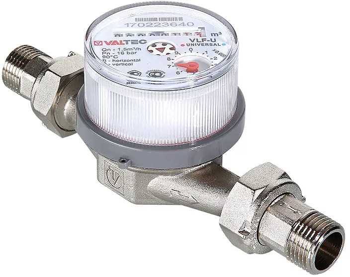 Счетчик воды Valtec VLF-15U-I с защитой от магнита 11696584