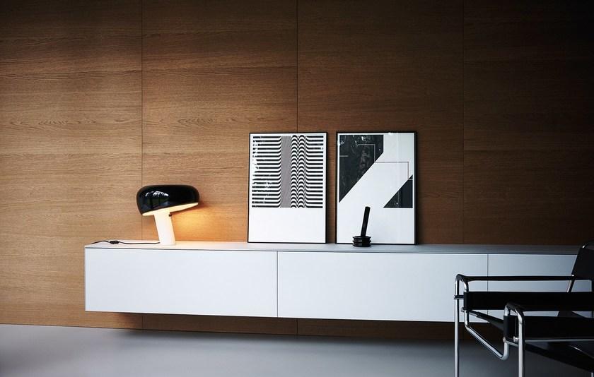 Cesar Модульная кухня из травленого стекла и дуба с островом Maxima 2.2 sun-id-1415875 - Вид №6