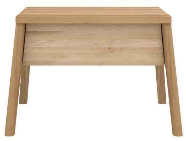 Ethnicraft Прямоугольная прикроватная тумбочка из дуба с ящиками Oak air 51210 - Вид №1