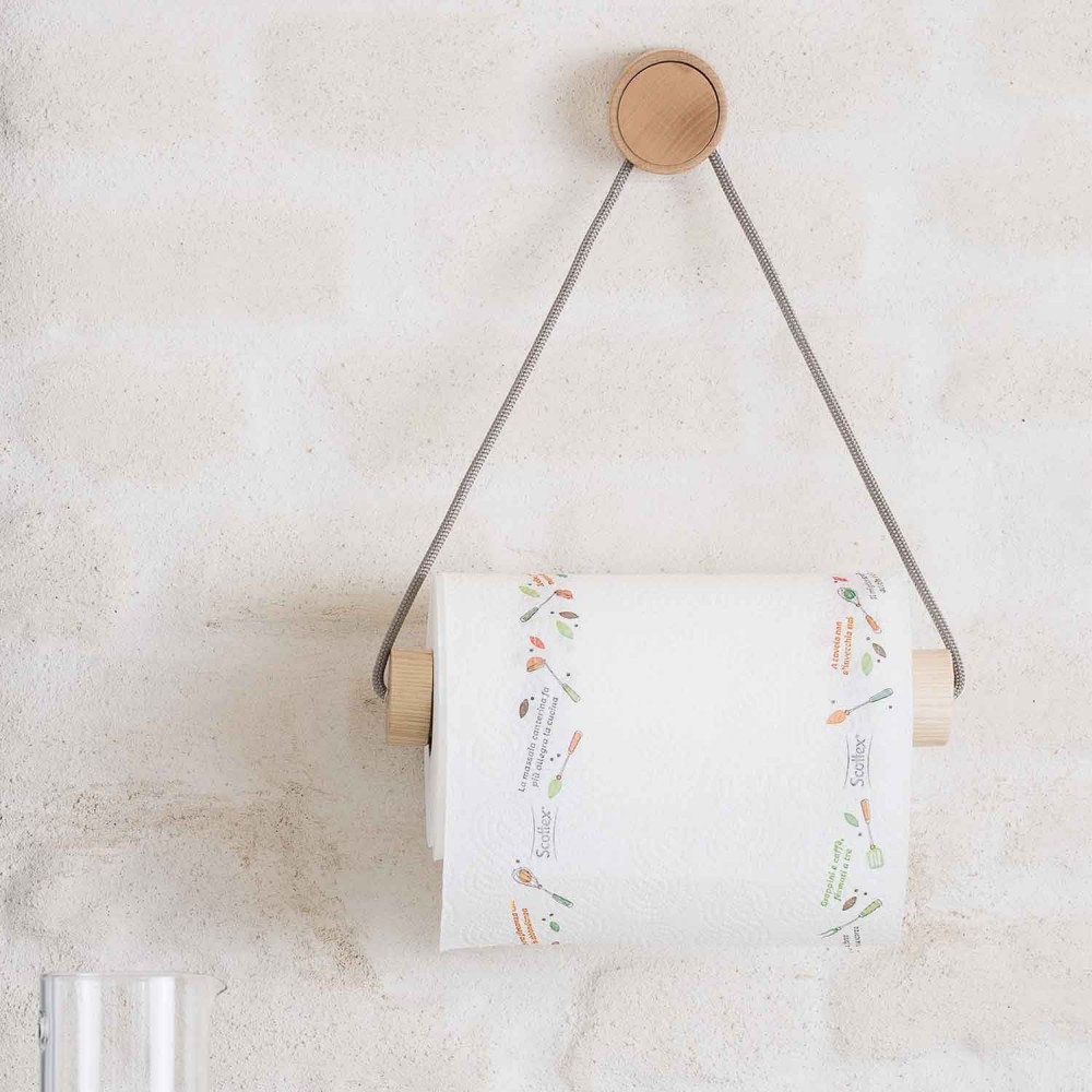 EVRGPRSCNEVER Life Design Полотенцедержатель для кухни - Кольцо  Матовый черный  - Вид №1