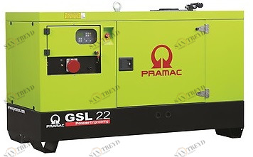 Дизельный генератор Pramac GSL22D в кожухе sun-id-1031524