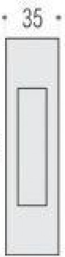 ID411.GM Ручка ID411 для раздвижной двери графит матовый COLOMBO РАЗДВИЖНЫЕ ДВЕРИ Colombo Design