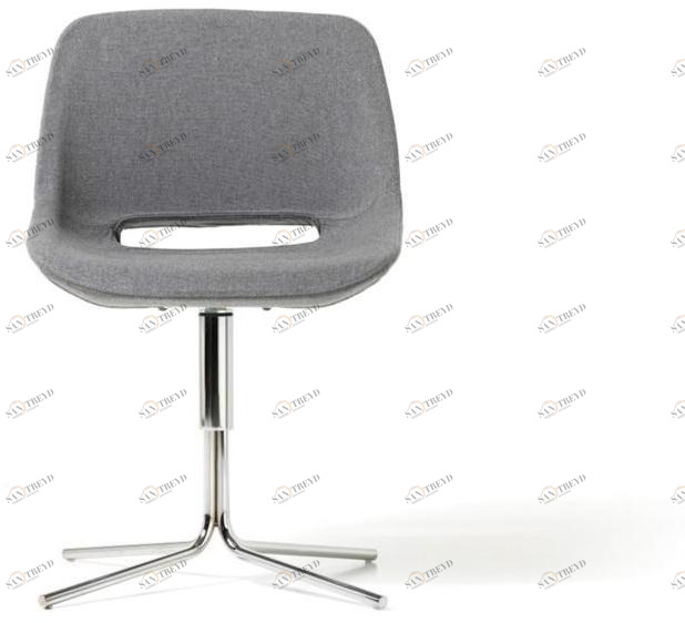 Diemme Стул с обивкой из ткани с 4 спицами Clea sun-id-1416395