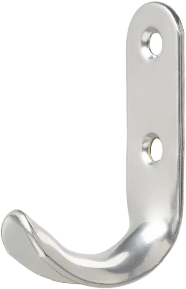 89344631 Вешалка настенная №7 1 крючок цвет хром глянцевый STLM-1004236