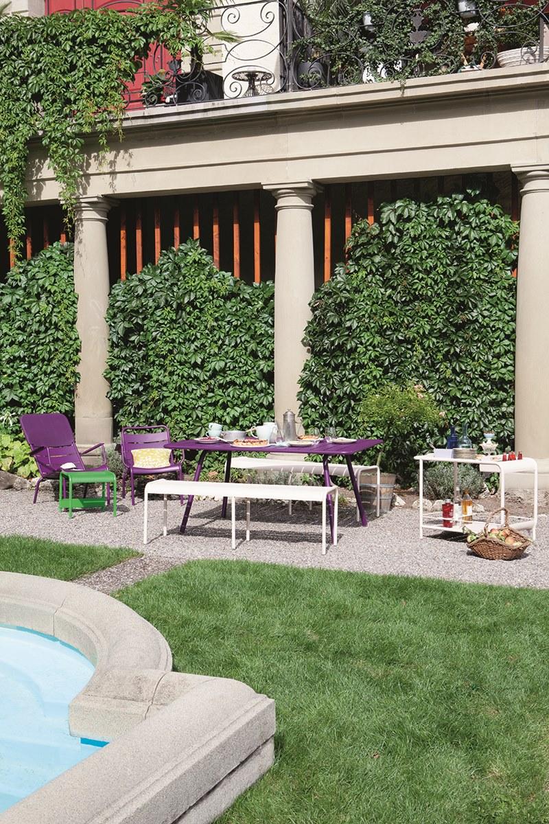 Fermob Садовая скамейка из алюминия Luxembourg 4110 - Вид №2