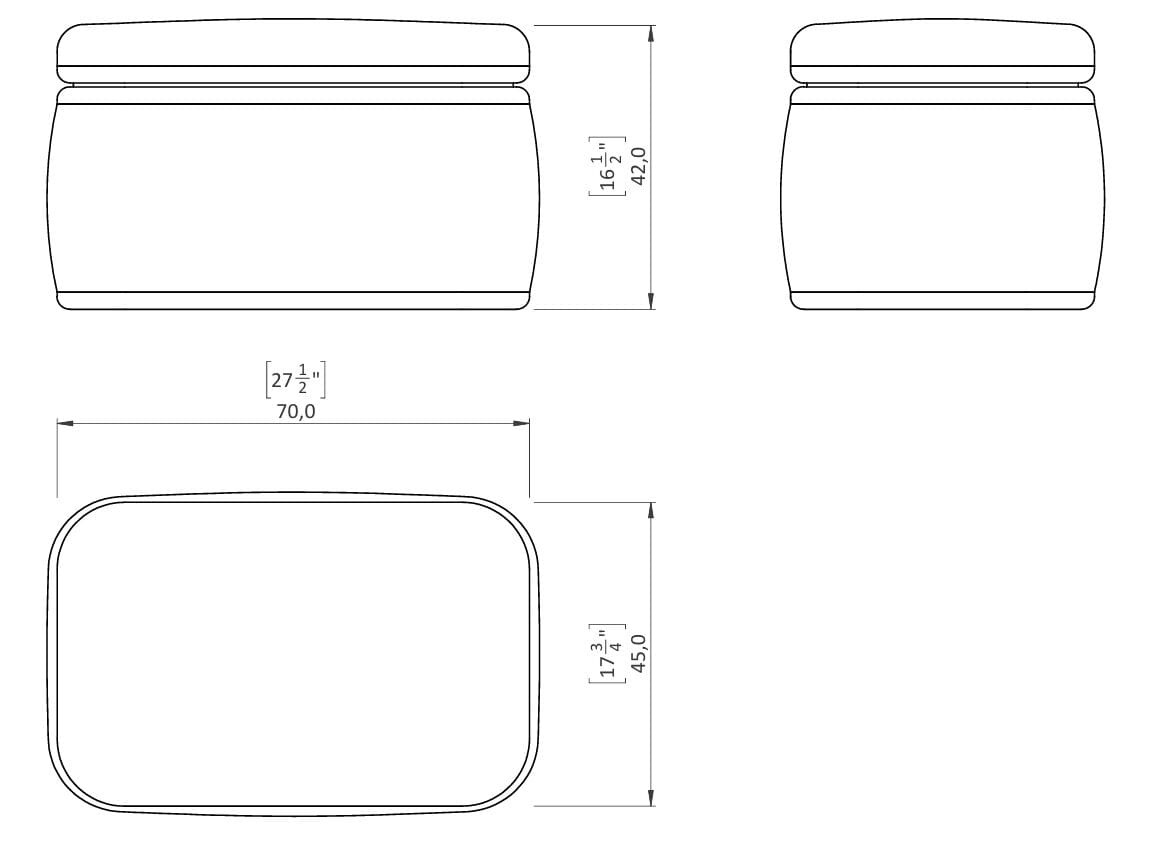 Прямоугольный пуф Casa Magna Essence ARCH-00102211 - Вид №6