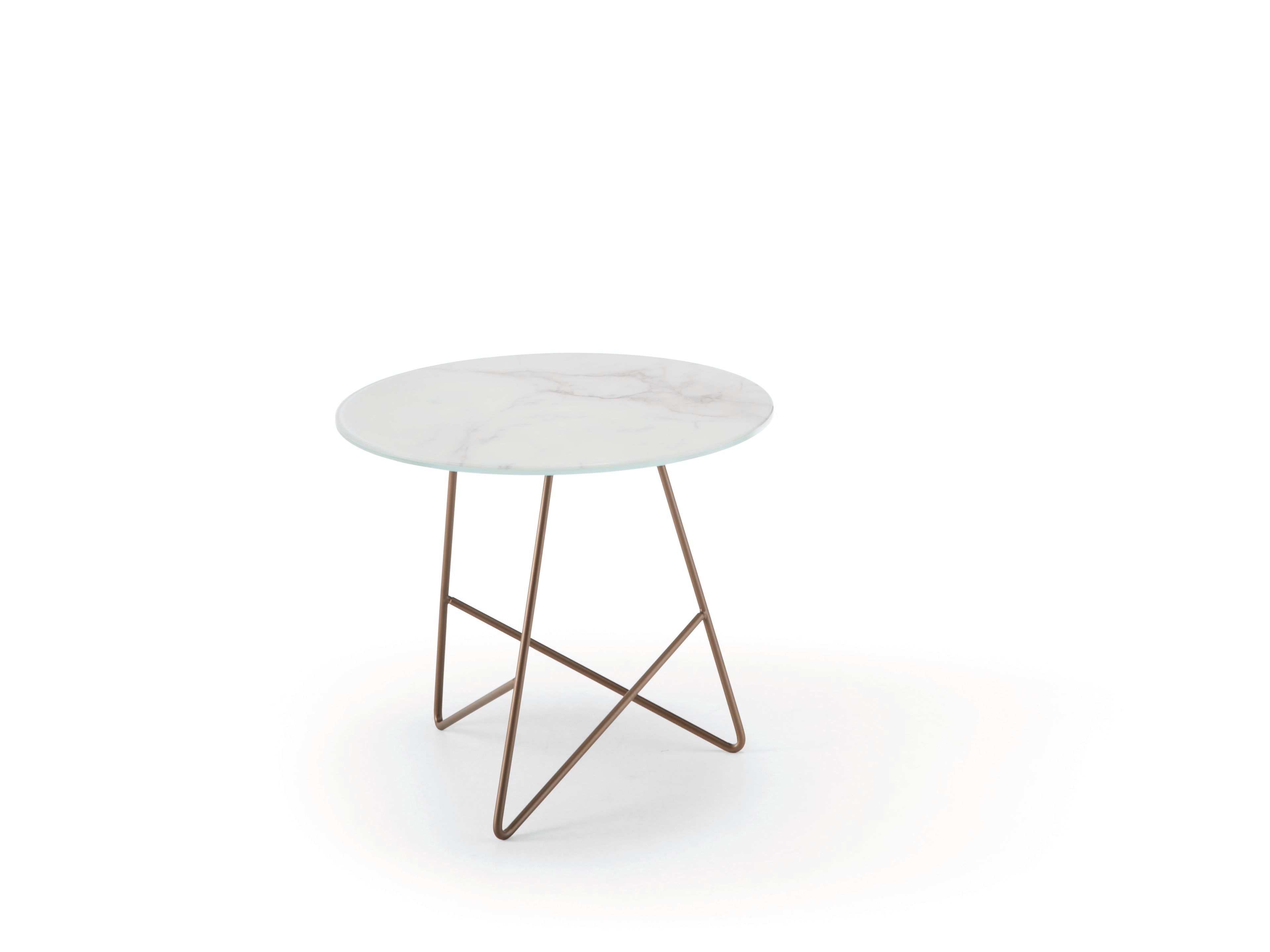 Круглый металлический журнальный столик MEMEDESIGN ERMIONE PRIVÈ ARCH-00029830 - Вид №1