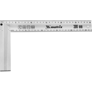 Угольник Matrix 300 мм алюминиевый 13281040 STLM-2019600