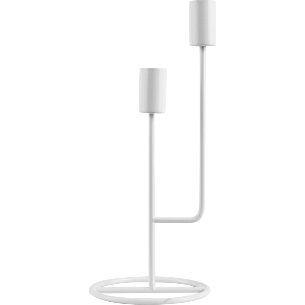 87691204 Подсвечник Фейерверк 24 см цвет белый STLM-0962662 Santreyd  - Вид №3