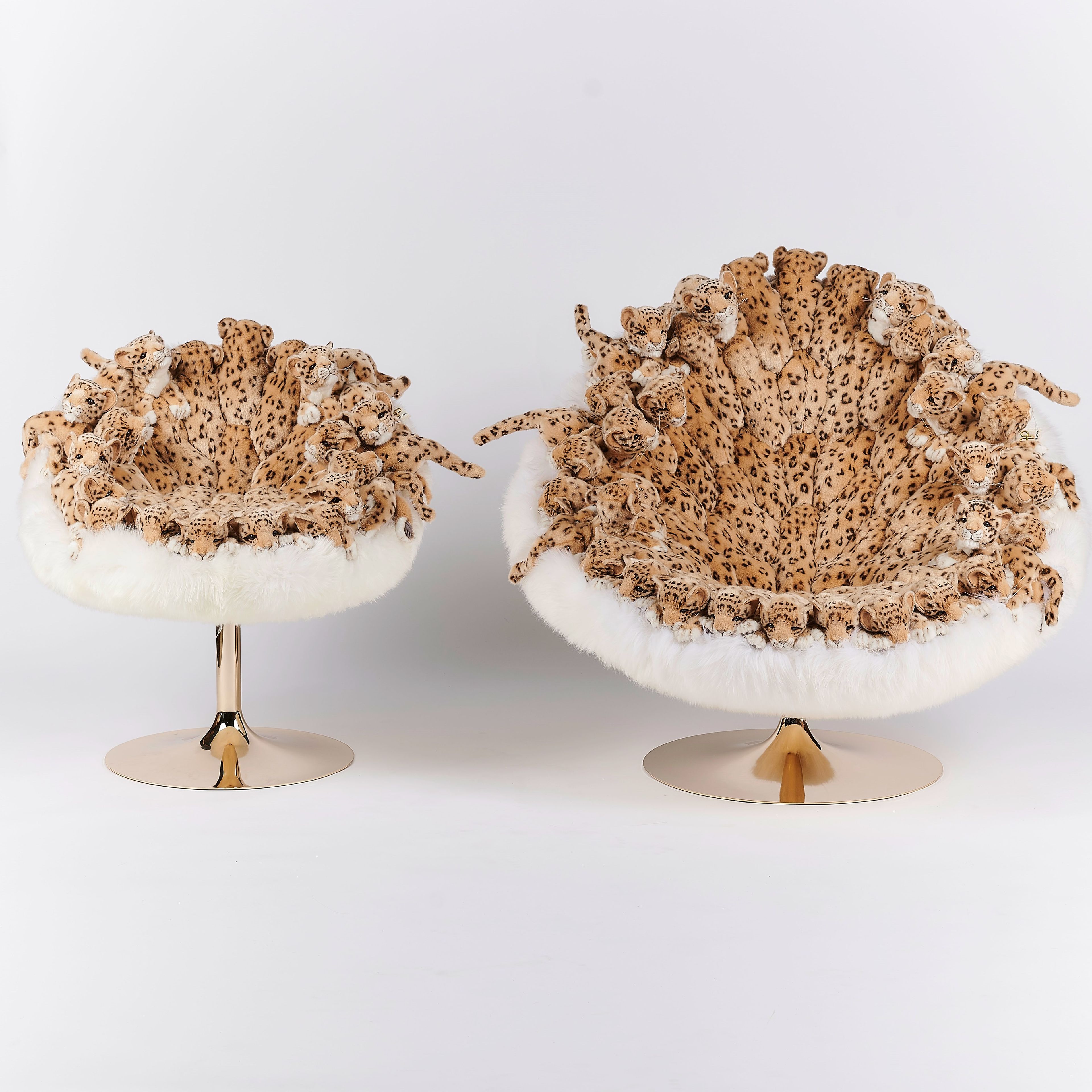 Полиэстер круглый пуф APCOLLECTION Leo ARCH-00038377 - Вид №4