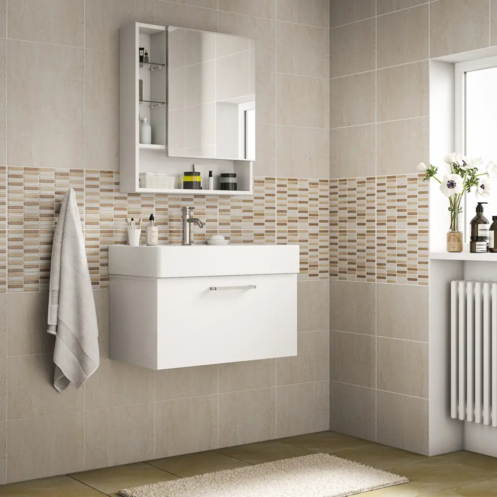 Раковина накладная прямоугольная Easy 71 см 81882972 STLM-2130670 SENSEA - Вид №8