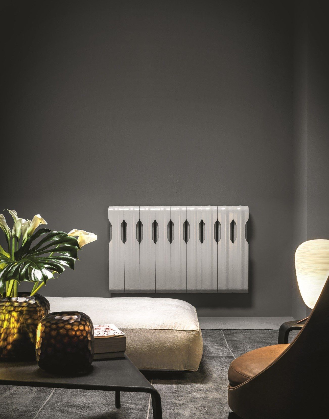 Настенный алюминиевый горизонтальный полотенцесушитель Tubes Elements ARCH-00035180 - Вид №2