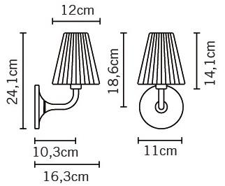 Fabbian Хрустальный бра Flow sun-id-1378514 - Вид №9