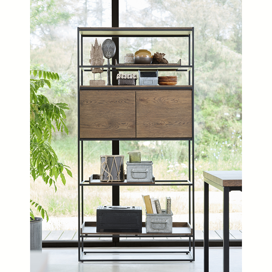 40833020 Шкаф книжный , rivoli, 90х38х180 см Unique Furniture  - Вид №1