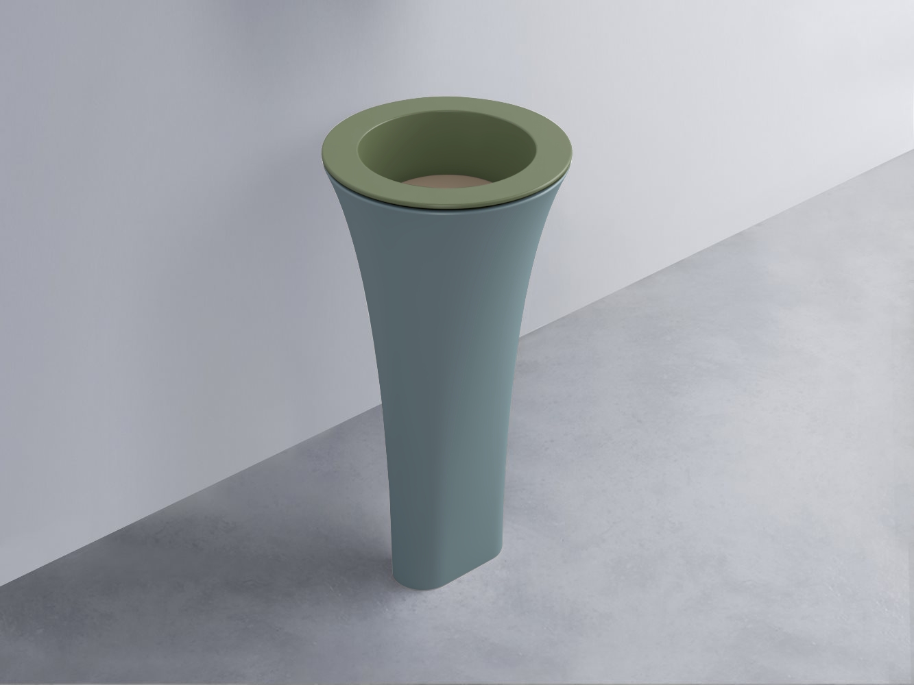AMLA45-AG+AMPILT-AN+AMCOLT-PL Раковина Amedeo Tondo отдельностоящая cielo Enjoy + Amedeo Ceramica Cielo