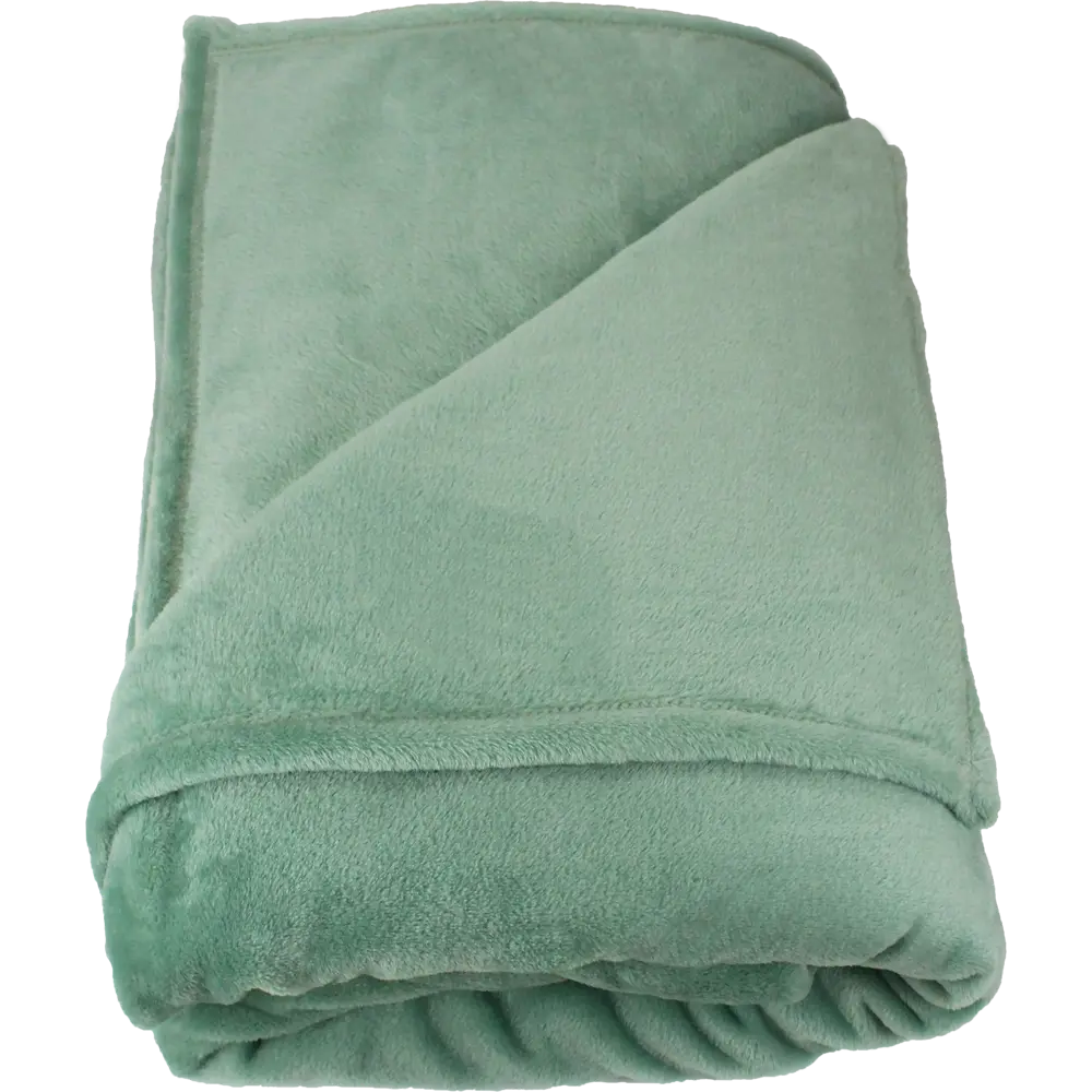 Плед Flamingo 200x220 см микрофибра цвет зелёный 82603091 STLM-2113403 INSPIRE - Вид №2