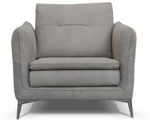 Rossini Sofas Мягкое кожаное кресло с подлокотниками Liberty