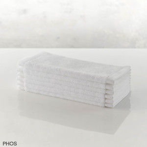 GH-GRACE-Weiss Полотенце гостевое благодать, 30 х 30 см, цвет: белый, 6 шт. PHOS