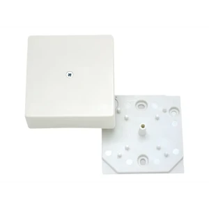 91818776 Распределительная коробка открытая Hegel 75x75x30 мм IP20 цвет белый STLM-1114700