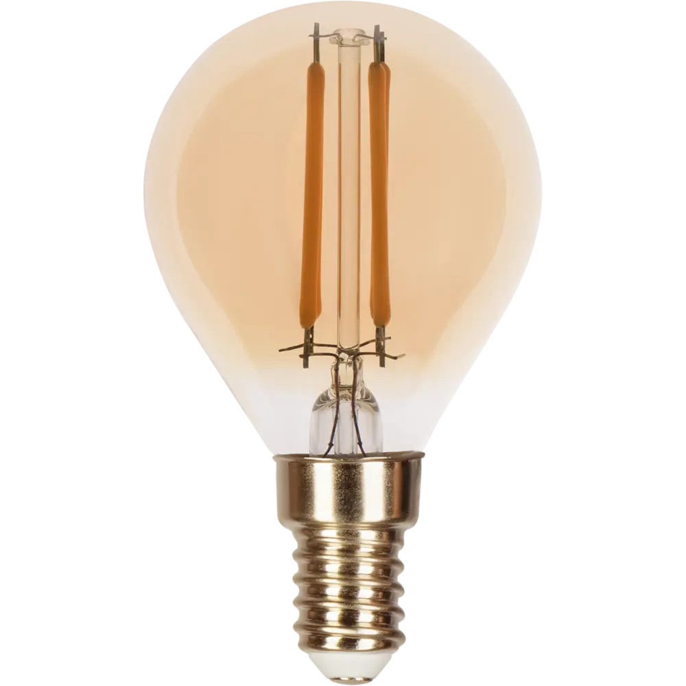 Лампа светодиодная Gauss Filament Globe E14 5 Вт 400 Лм свет тёплый белый 81952932 STLM-2113072 Santreyd 