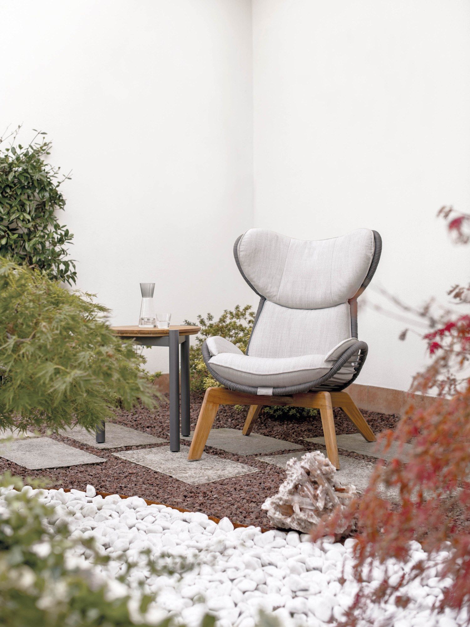 Высокий садовый стол из тика и алюминия Atmosphera ARCH-00113480 - Вид №3