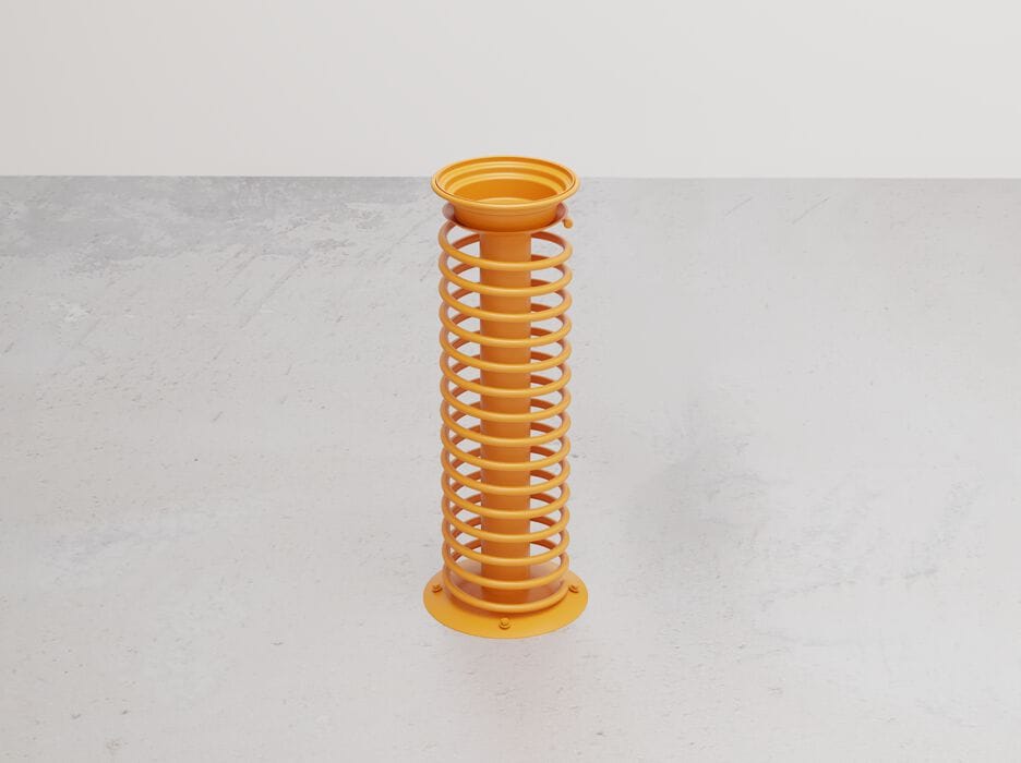 Металлическая пепельница для общественных мест DIMCAR ARCH-00052561 - Вид №1