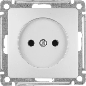 Розетка встраиваемая Hegel Мастер цвет серебро