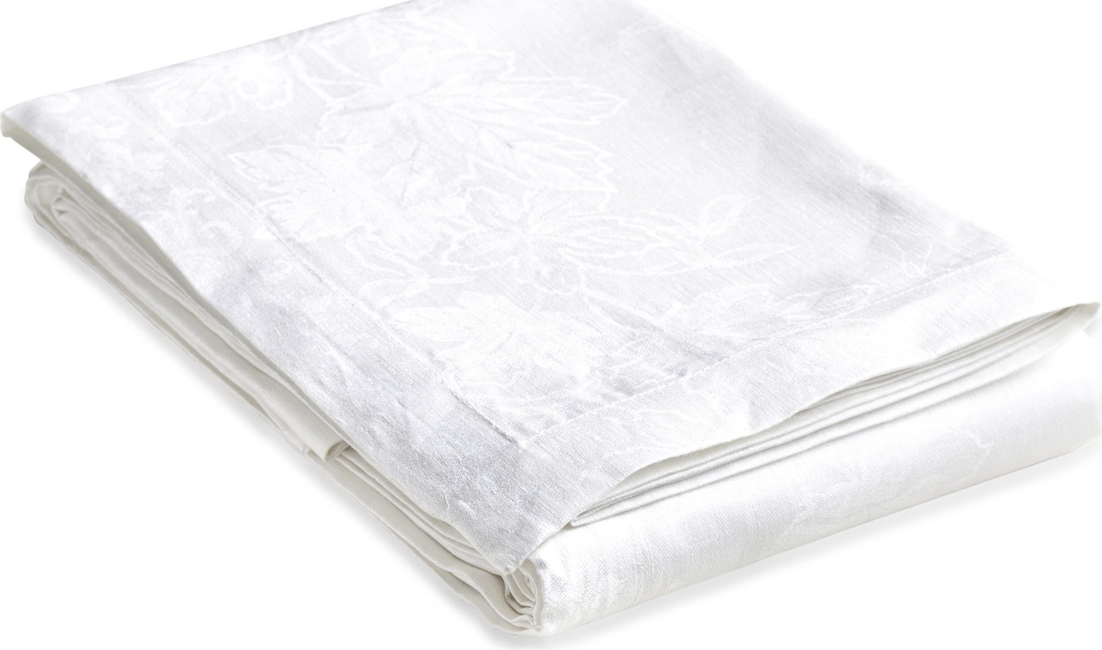 10648803 Яковлевский жаккард Скатерть прямоугольная Яковлевский Жаккард Листопад 160х450см белая, жаккард, 100% лен Ткань 