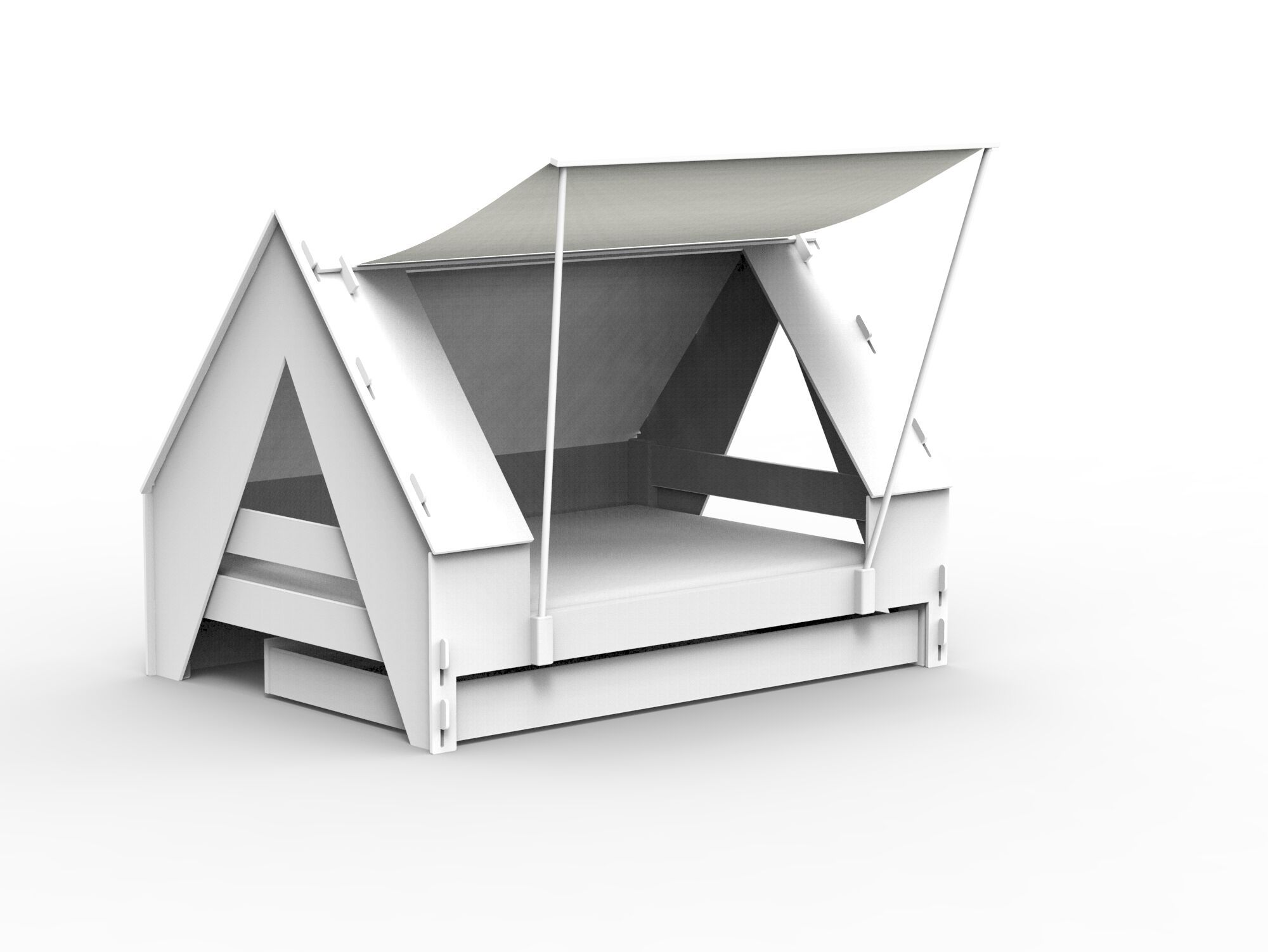 Кровать для занавесок из МДФ Mathy by Bols палатка ARCH-00063792 - Вид №50