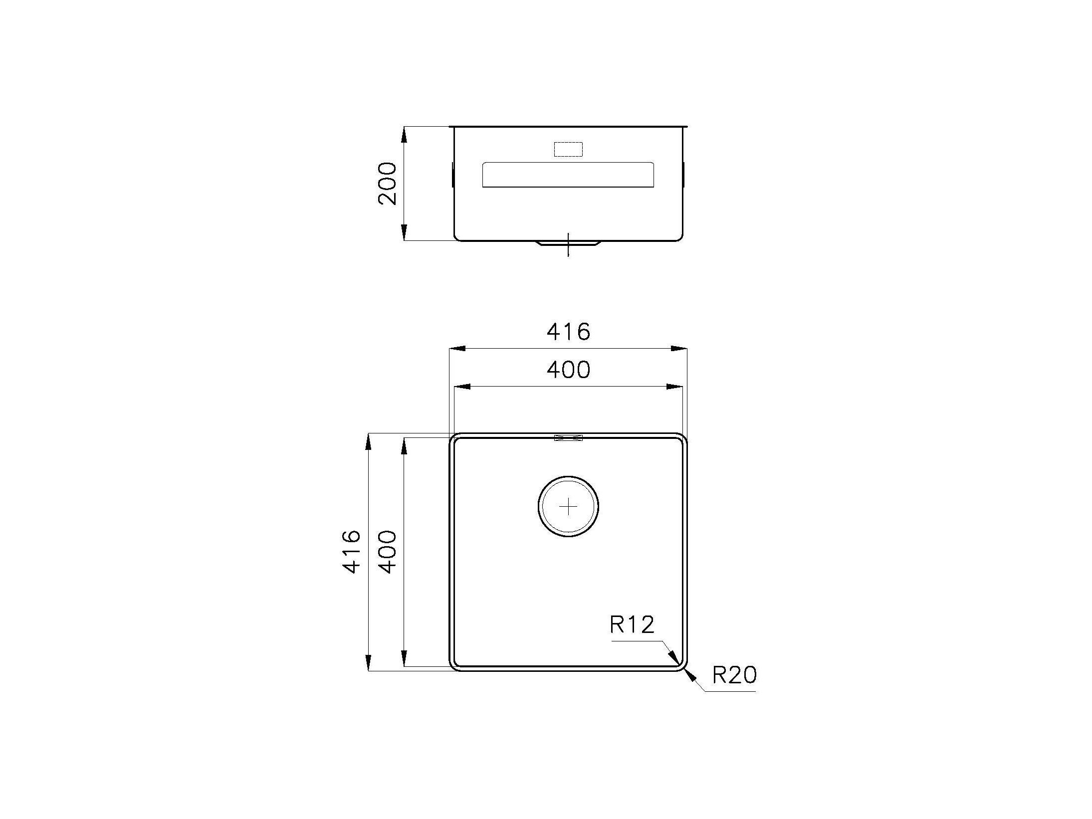 Раковина из нержавеющей стали Foster Phantom ARCH-00122675 - Вид №2